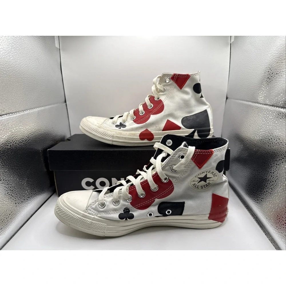 Converse Chuck Taylor Deck of Cards HighTops Mens 8 Womens 10